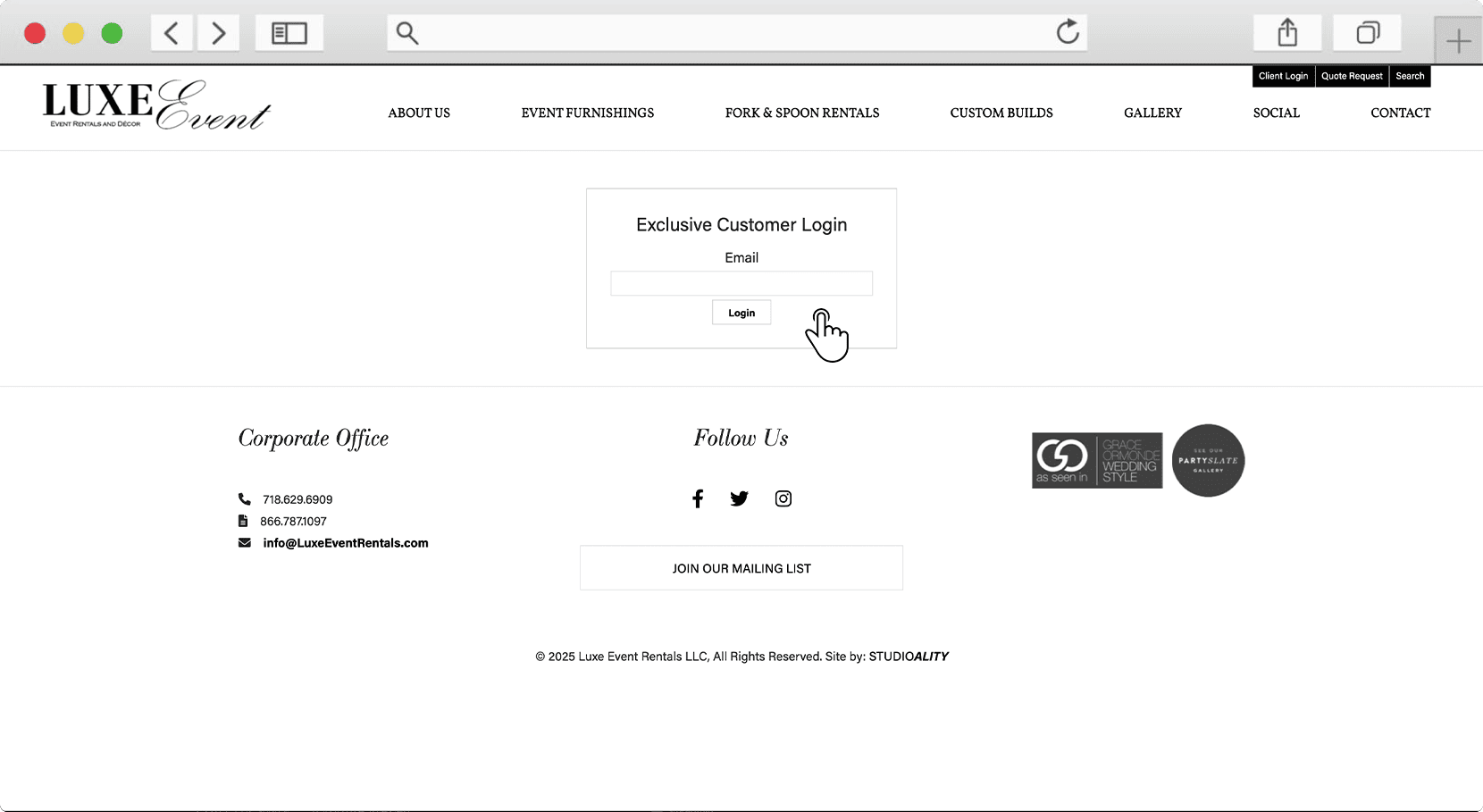 Client Login